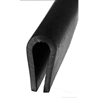 EUTRAS-Kantenschutz 1796 bauCompany24 FP3002-Goma Aislante para Cantos (1-5-5-5 mm)- Negro- 3 m